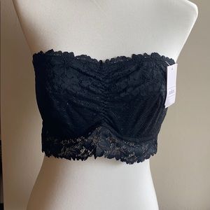 NWT Auden bandeau black bra size Medium